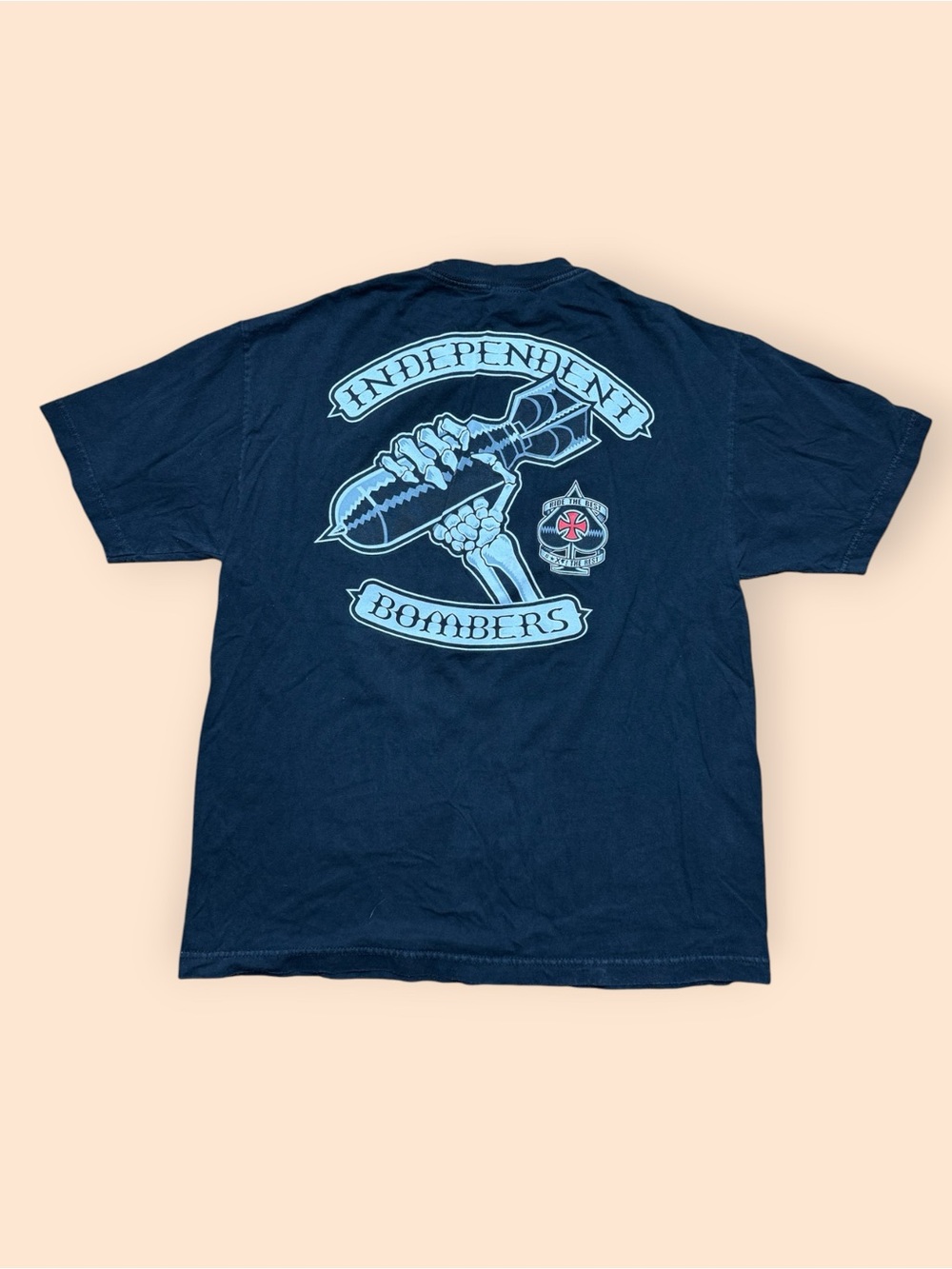 Vintage Independent Trucks Bombers T Shirt 1990s Men’s Large Black Vtg 90s Skate